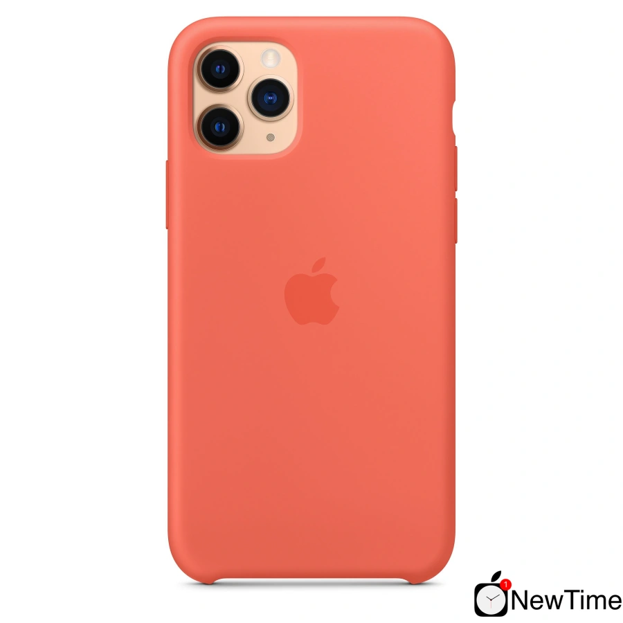 Чехол Apple iPhone 11 Pro Max Silicone Case LUX COPY - Clementine/Orange (MX022)